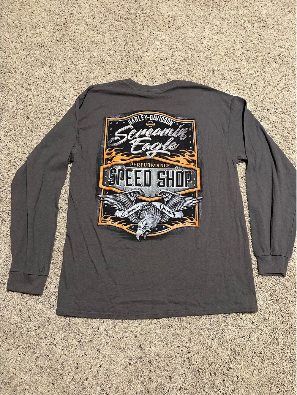 Harley-Davidson Screamin' Eagle Speed Shop Long Sleeve T-Shirt Large